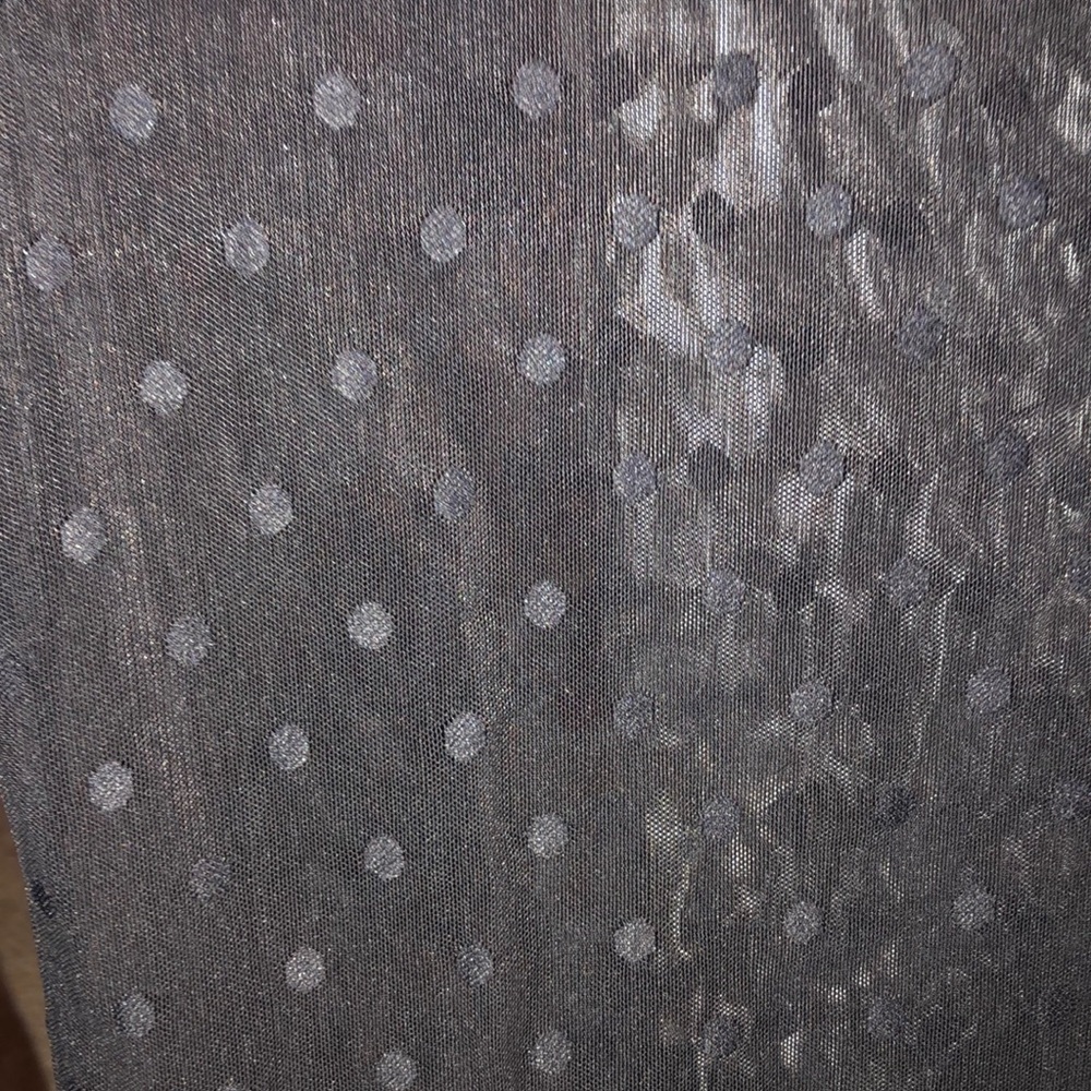 •Sheer Polka Dot Top• - Picture 2 of 2